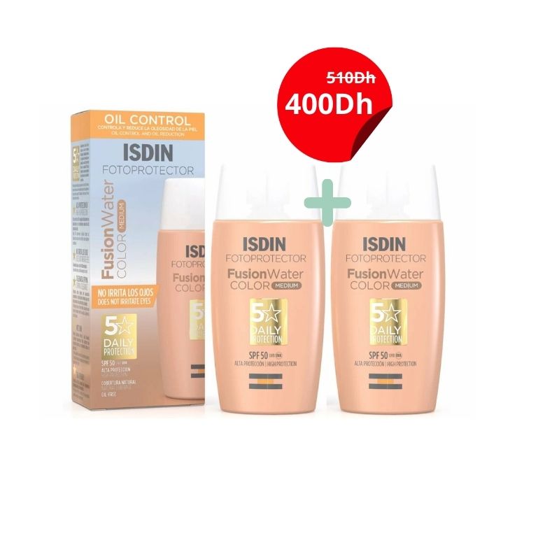 Pack Isdin 2 fusion water color medium